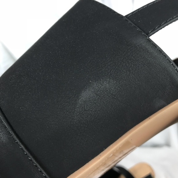 YOKI Black Cork Heels (Slingback) - Picture 5 of 6